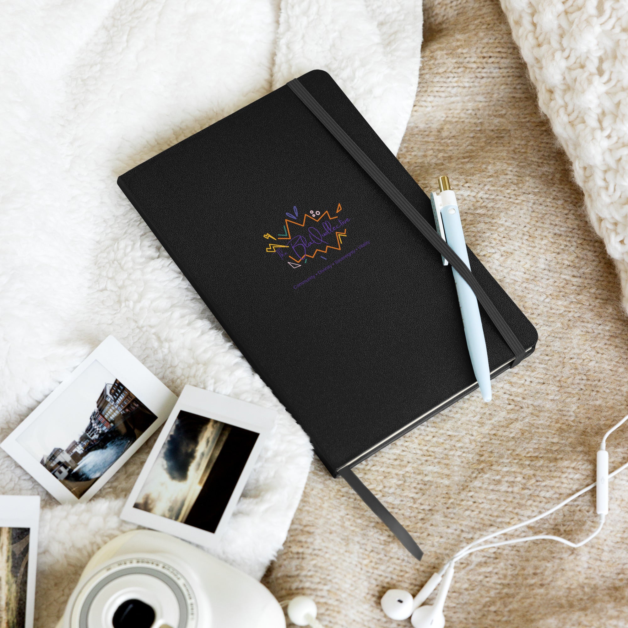 The Blaquollective Logo Hardcover Notebook