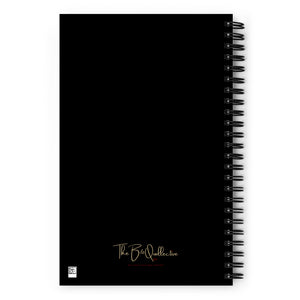 The Blaquollective Logo Spiral notebook