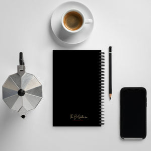 The Blaquollective Logo Spiral notebook