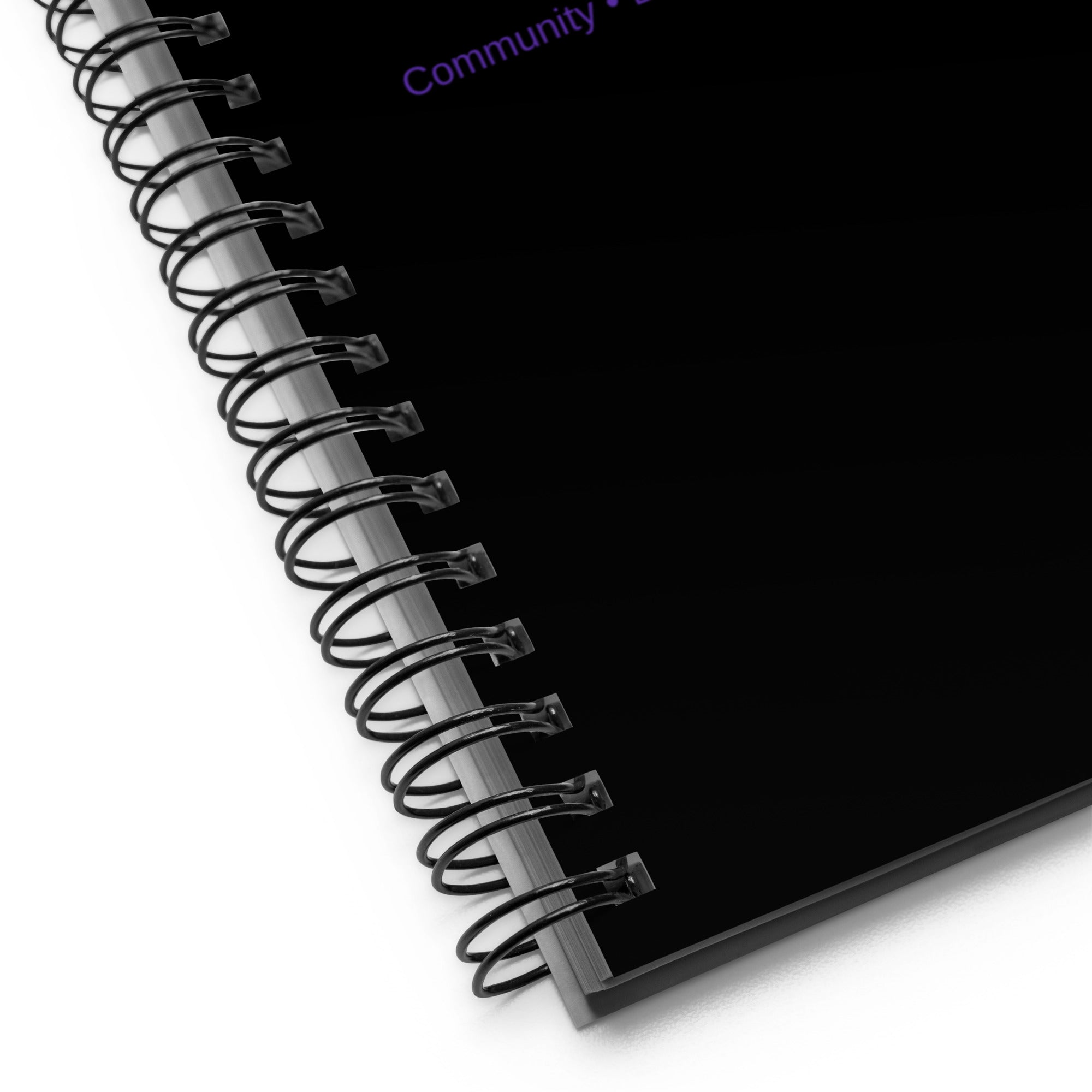 The Blaquollective Logo Spiral notebook